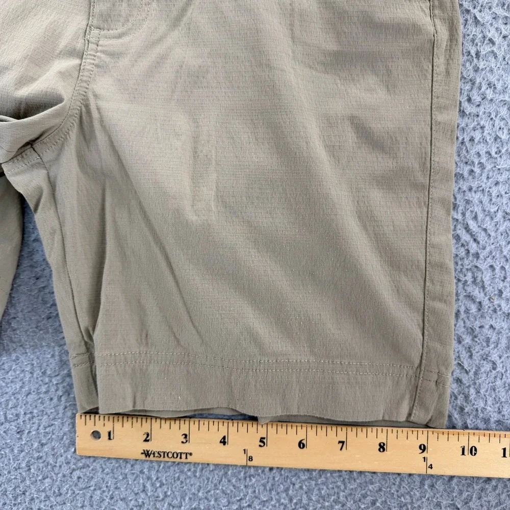 Prana Halle Shorts Womens 4 Khaki Tan Stretch Zion Hiking Outdoor Cargo Pockets - Picture 8 of 11